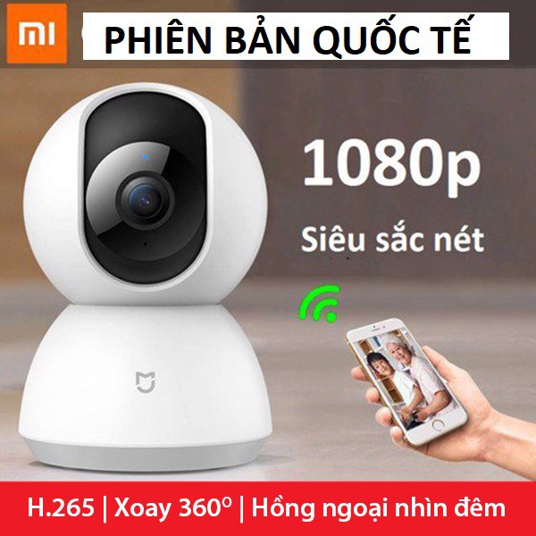 [Mã 267ELSALE hoàn 7% đơn 300K] (BÀN QUỐC TẾ) Camera Xoay toàn cảnh 360 Xiaomi Mijia 1080p | WebRaoVat - webraovat.net.vn