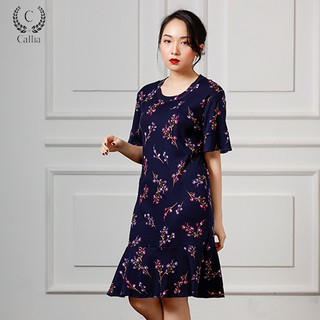 Đầm thun Callia lai bèo Dian ( Tím )