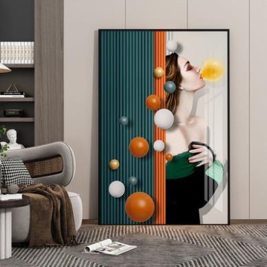 T68 Tranh treo tường trang trí quán quần áo/ Spa/ hair salon/ Phòng Khách/ Làm Việc/ Nail/ Mi Decor Tráng Gương