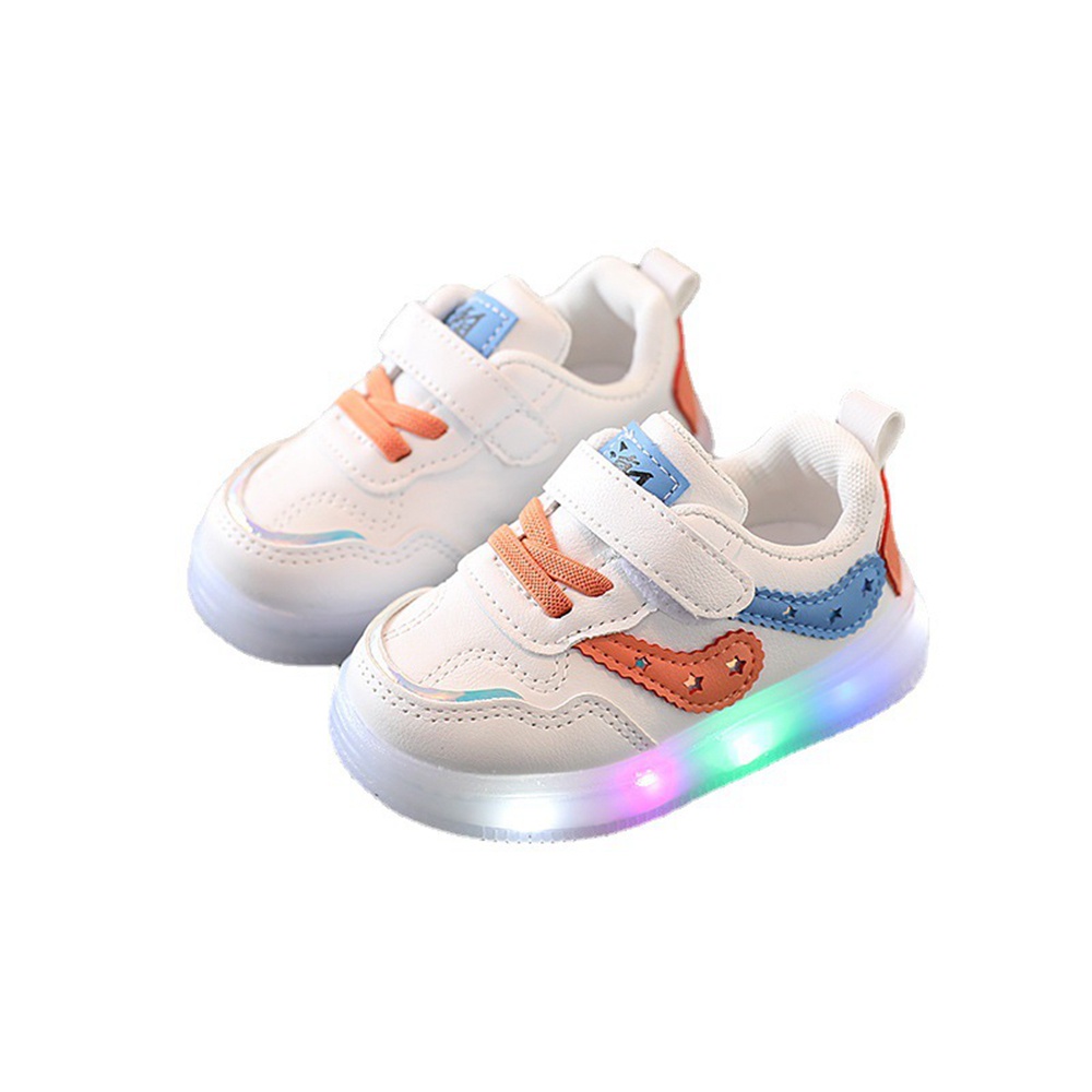 Giày Thể Thao Đế Gắn Đèn LED Size 16-30 Cho Bé