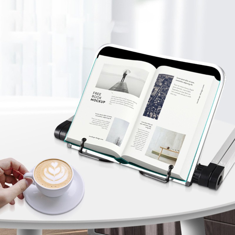 Giá đỡ đọc sách có thể gấp gọn và điều chỉnh xoay 360 độ