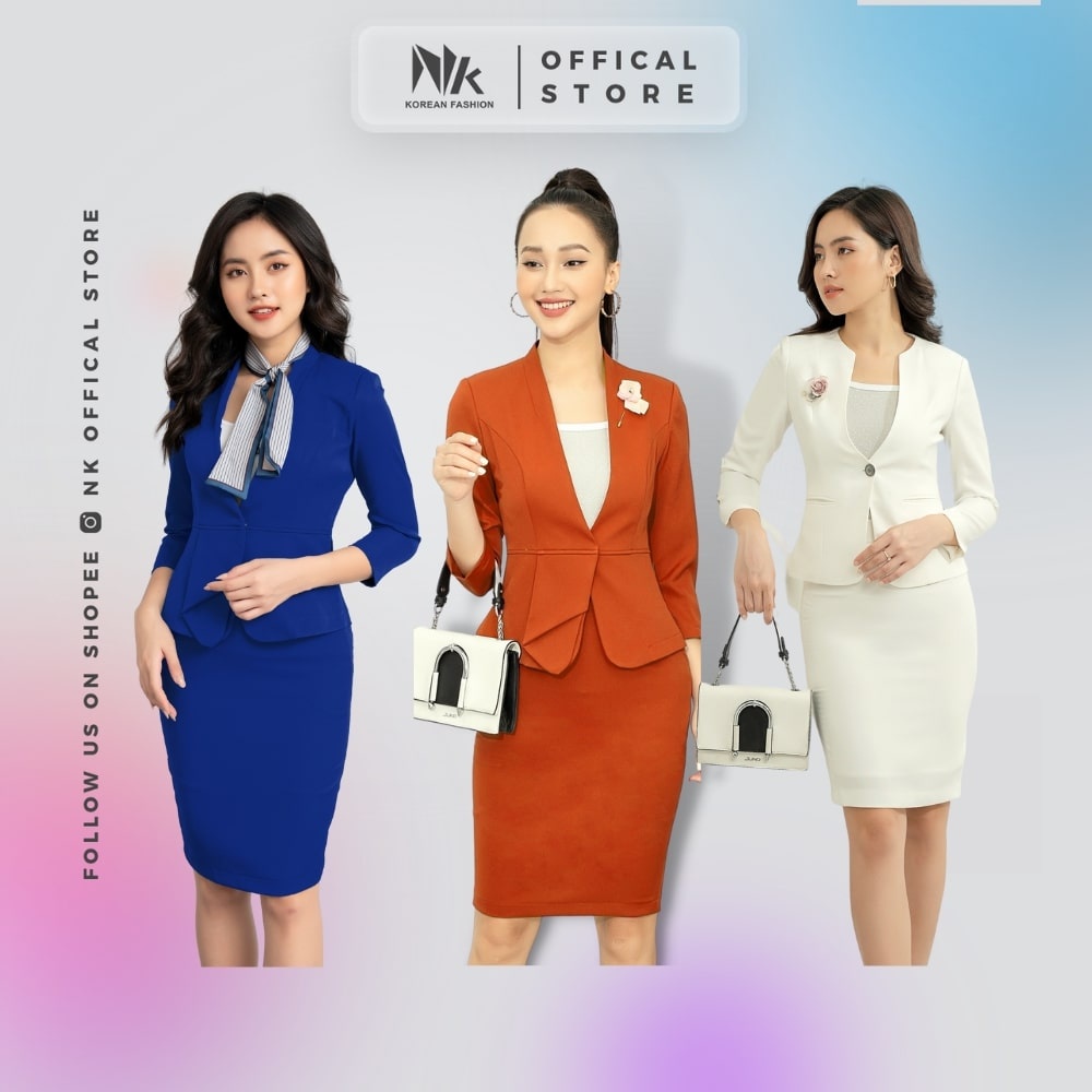 Áo Vest nữ công sở  Vest nữ Hàn Quốc thời trang NK Fashion tay lỡ chất liệu cao cấp đủ màu NKAK2106005 đủ