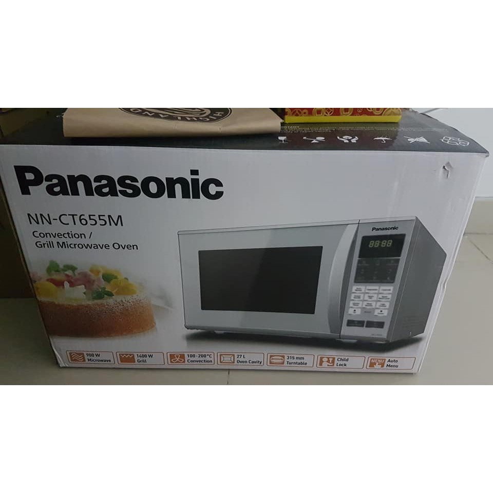 Lò vi sóng có nướng Panasonic NNCT655MYUE 27 lít