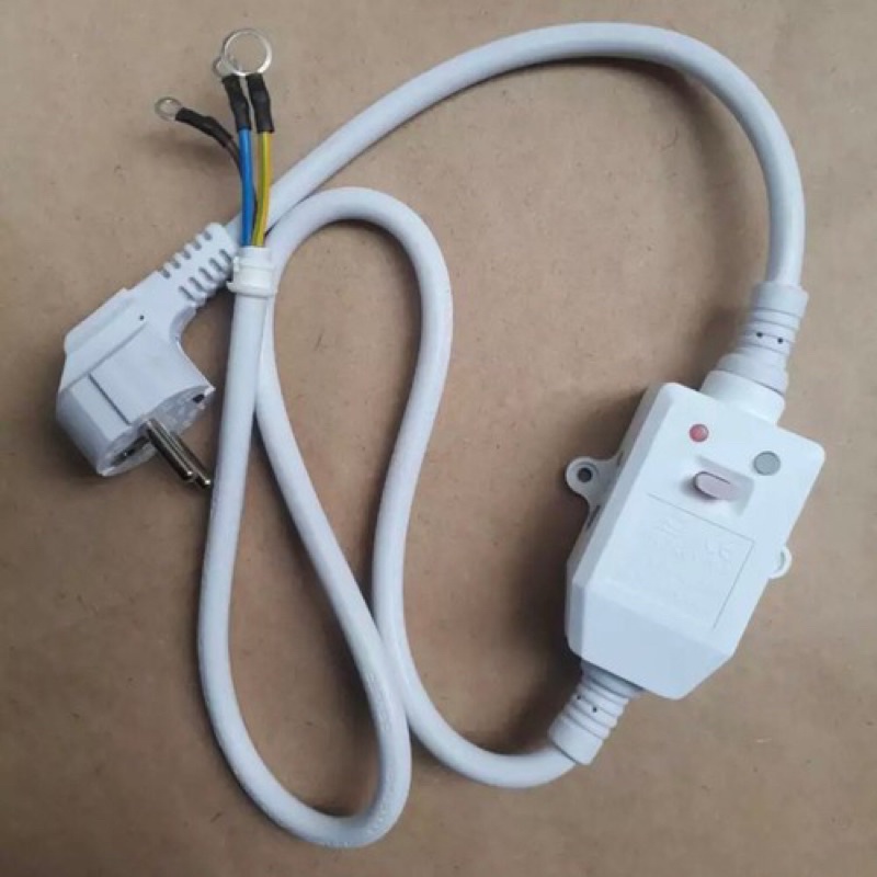 Dây Chống Giật Bình Nước Nóng Lạnh ELCB  16A 30mA (