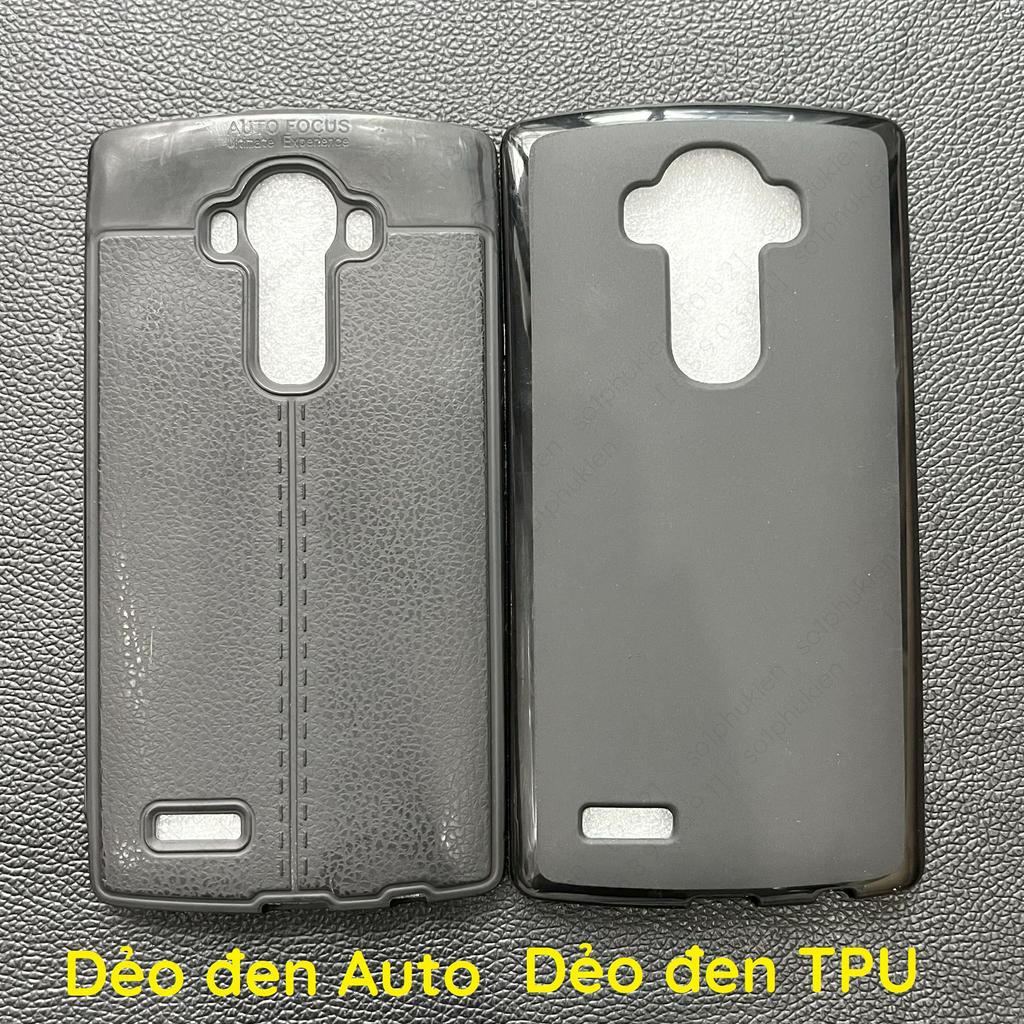 Ốp lưng LG G4 loại dẻo đen TPU và loại dẻo đen Auto giả da bền đẹp