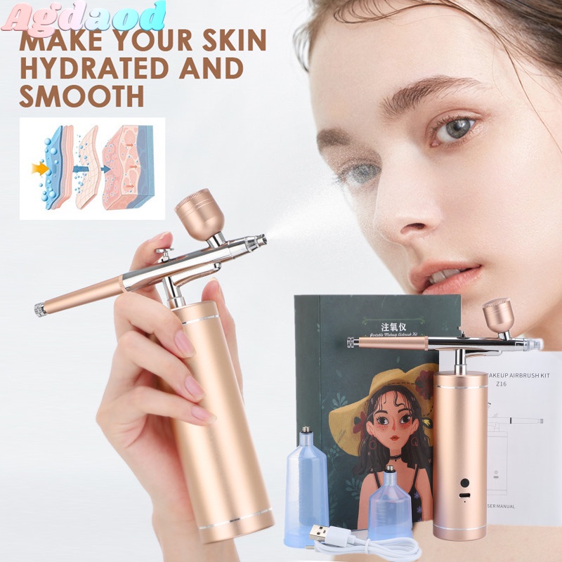 máy phun sương nano mini Máy Phun Oxy Nano Cầm Tay Áp Suất Cao Kích Thước Nhỏ Gọn Giúp Dưỡng Ẩm Và Làm Sạch Lỗ Chân Lông Sạc USB