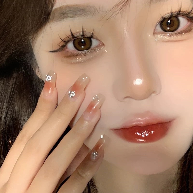 Mi giả gân trong siêu mềm tự nhiên hack mắt to đáng yêu kèm keo dán mi 5g