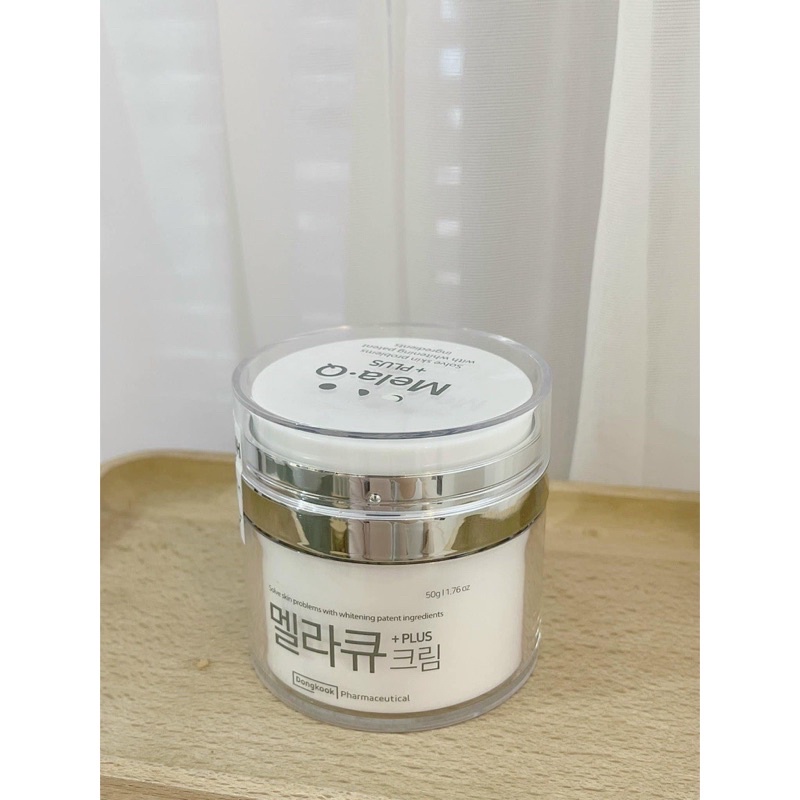 [Hàng Bay] Kem Nám Mela Q Plus - Mẫu mới mela M Cream Hàn Quốc 50ml, Kem Dưỡng Trắng Da, Mờ Nám, Chống lão hoá Hàn quốc