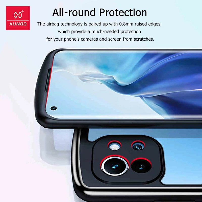 Ốp lưng Xiaomi Mi 11 / Mi 11 5G hiệu XUNDD Alpha tản nhiệt chống sốc cao cấp