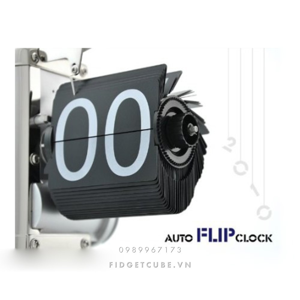 [BH 12 Tháng] Đồng Hồ Lật Để Bàn Retro Flip Clock