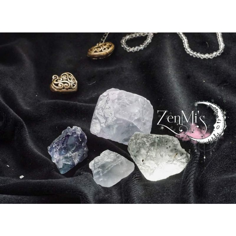 Đá Flourite tự nhiên, huỳnh thạch thanh tẩy
