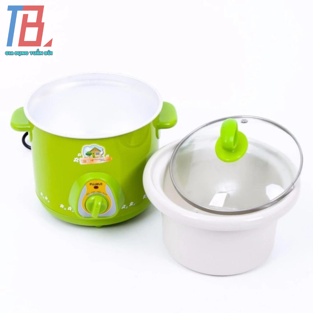 Nồi hầm cháo đa năng 1.5L, nồi nấu cháo chậm cho bẻ, nồi kho cá, chưng yến