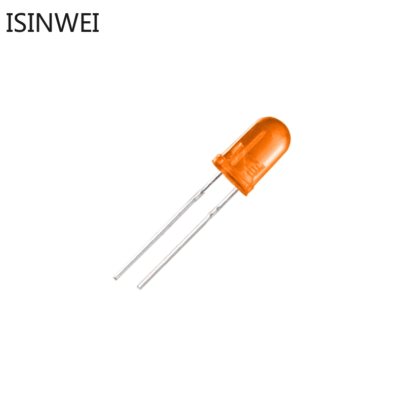 Bộ 100 đèn Điốt 5MM F5 màu đỏ vàng cam xanh lá và xanh dương