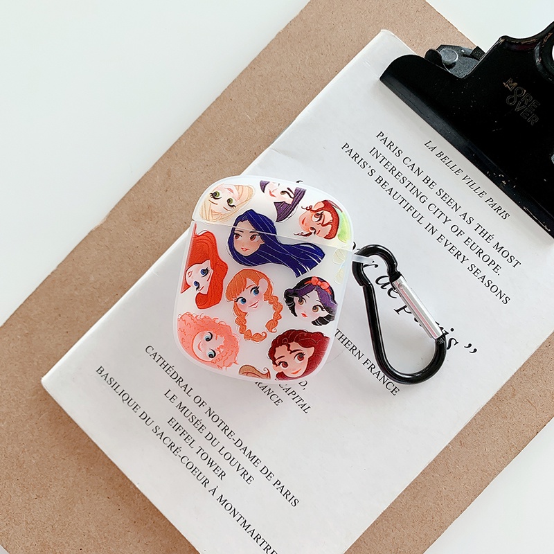 Vỏ Bảo Vệ Hộp Sạc Tai Nghe airpods 1 / 2 pro apple Không Dây Chất Liệu tpu Silicon Chống Sốc Hình harry potter Màu Trong Suốt