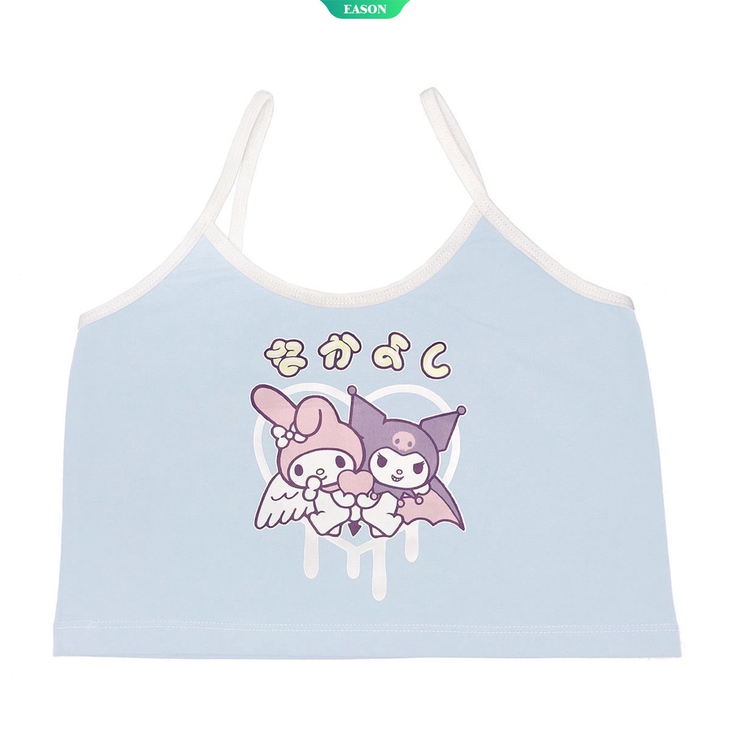 Dễ Thương Áo Lót Hai Dây In Hình Hello Kitty Phong Cách Nhật Bản Cho Nữ