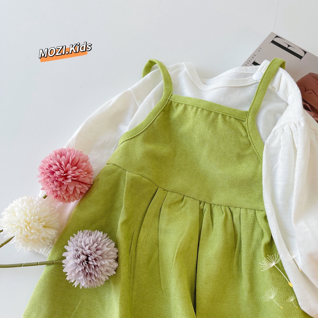 Váy yếm liền áo cho bé gái 1-5 tuổi (Mã 063)