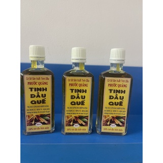 Tinh dầu Quế nguyên chất 1 lọ 60ml thương hiêu PHƯỚC QUẢNG