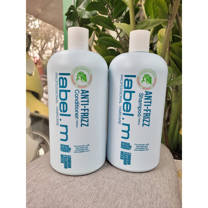 GỘI XẢ SIÊU MƯỢT LABEL.M ANTI - FRIZZ 1000ML