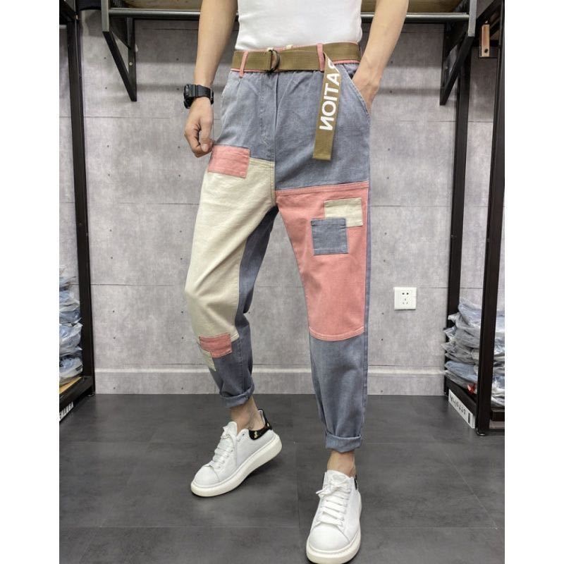 Quần Jean Dài Dáng Rộng Thời Trang Mùa Hè Thu Đông Trẻ Trung Dành Cho Nam