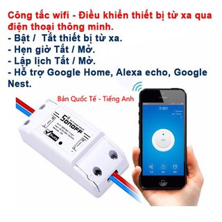 Công Tắc Thông Minh Sonoff Basic Điều Khiển Từ Xa Qua WIFI 3G 4