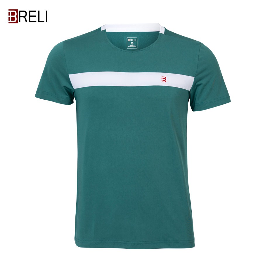 Áo thể thao nam cao cấp Breli - BAS2120-LBL thoáng khí kháng khuẩn chống tia UV