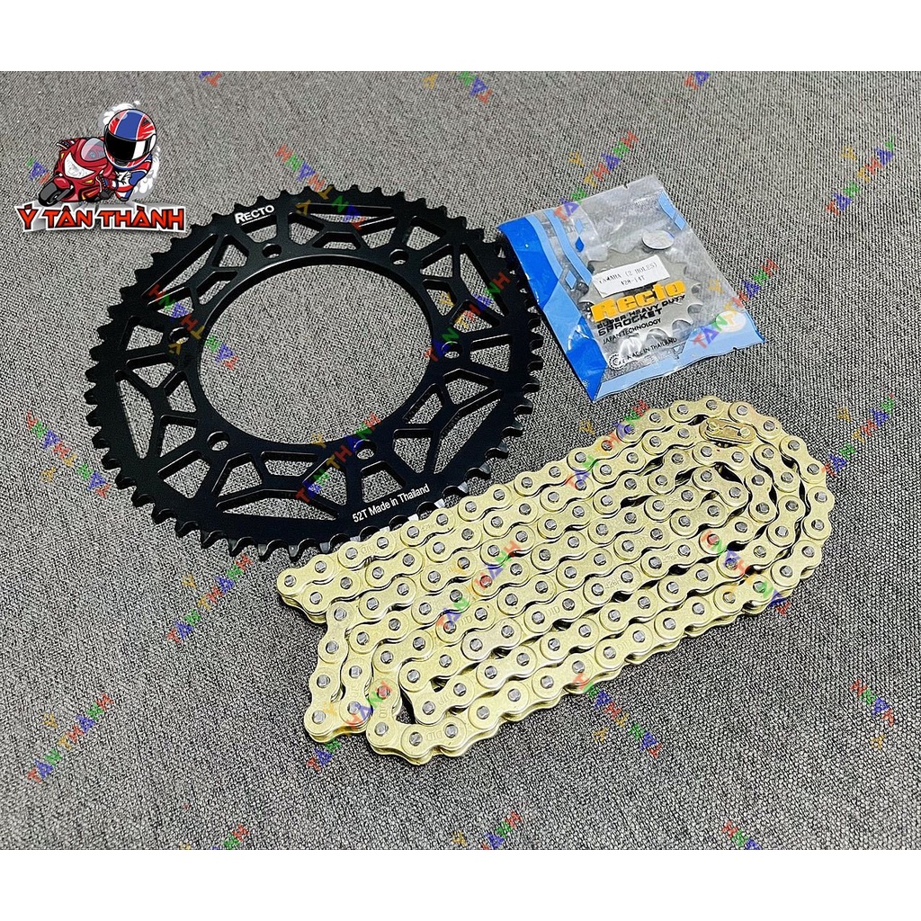 nhông sên đĩa recto xe moto MT15 MS 202