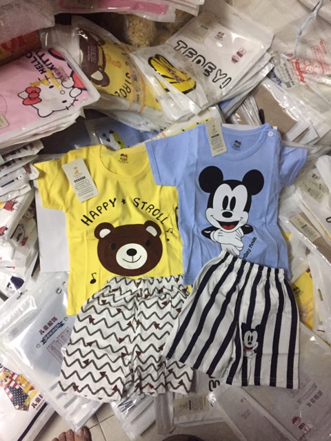 Bộ cotton cho bé