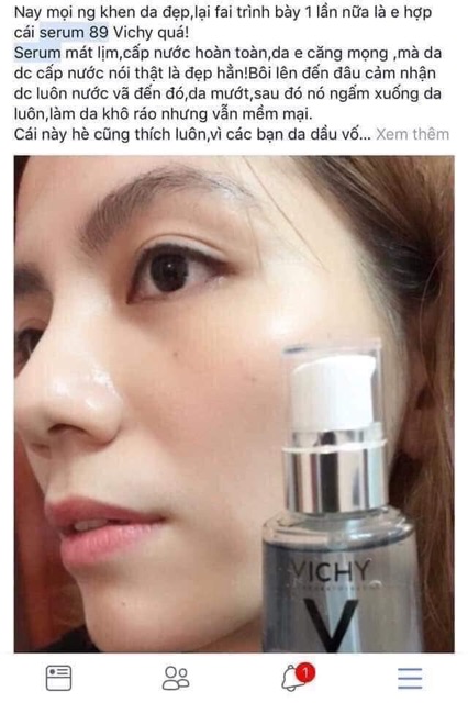 Tinh chất khoáng cô đặc Vichy 89 50ml - Guu