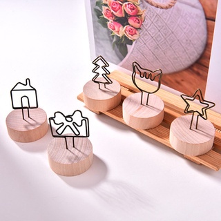 Kẹp gỗ mini dễ thương kẹp giấy note, kẹp ảnh để bàn trang trí bàn học