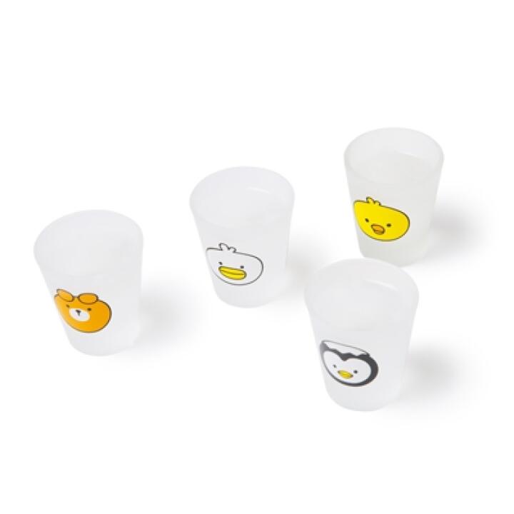 Ly Uống Rượu Soju ARTBOX Hàn Quốc Họa Tiết Nhân Vật Aust Bằng Thủy Tinh Mờ Sang Trọng