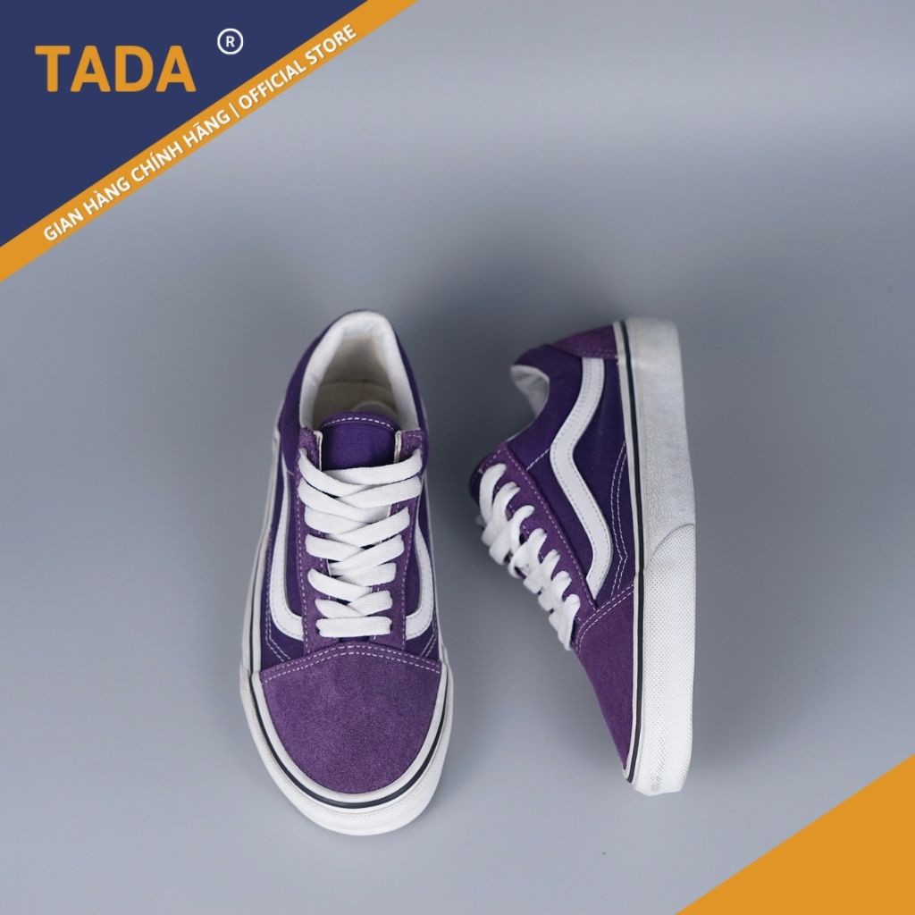 [Giày 2hand real] Giày Vans Old Skool Purple Real 2hand Cond 9+