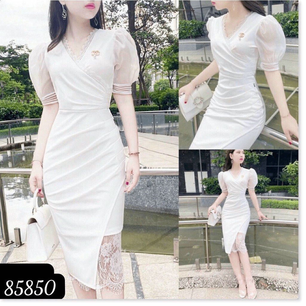 Đầm body dự tiệc sang chảnh tay ngắn siêu hot , tôn dáng quyến rũ cho các nàng KME FASHION