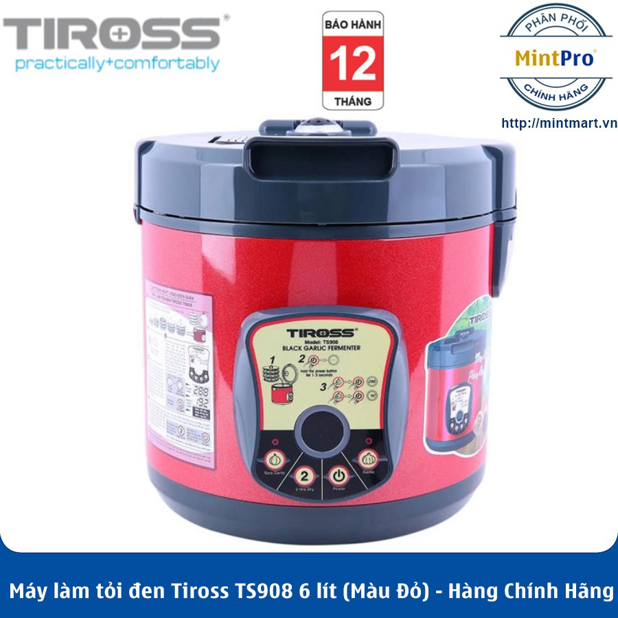 Máy làm tỏi đen Tiross TS908 6 lít - Hàng Chính Hãng