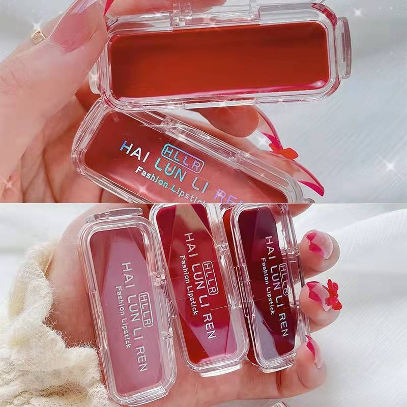 Son Môi 4 Màu Tùy Chọn Chống Nước Lâu Trôi Suốt 24H