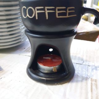 Bộ Đun Hâm Nóng Cafe Bếp Nến Cà Phê 110ml