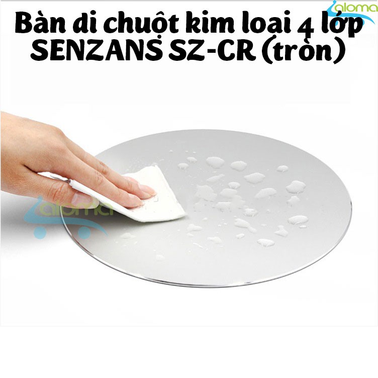 Bàn di chuột kim loại 4 lớp tròn 22cm cho game thủ SZ-22