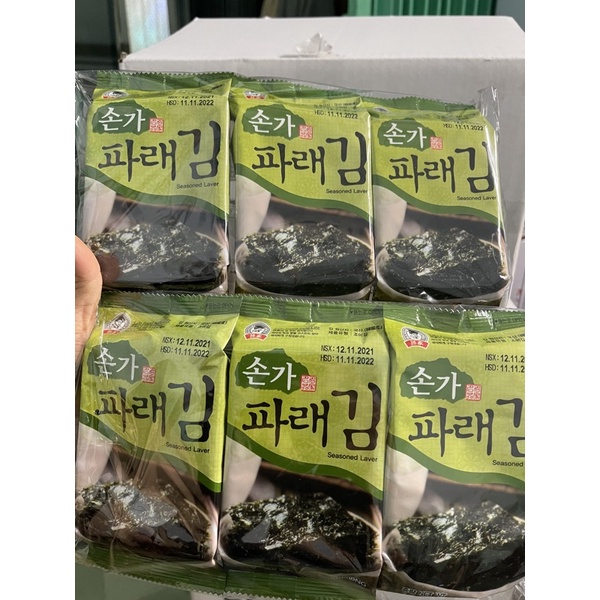 Rông biển ăn liền hàng quốc lốc 3 gói kèm tặng