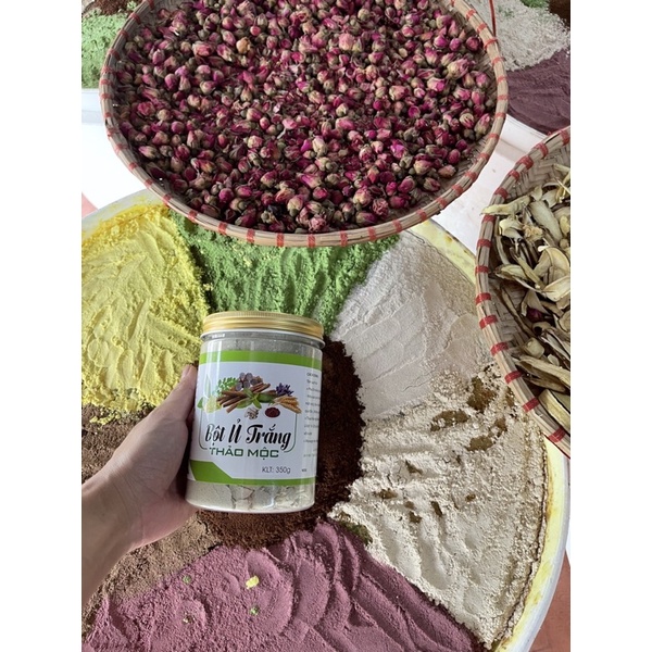 Bột Ủ Trắng Thảo Mộc Handmade 350gr