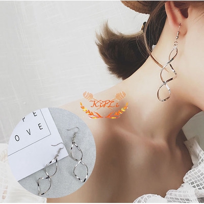 Bông tai xoắn ốc phong cách Hàn Quốc tối giản thời trang mã model LE0453