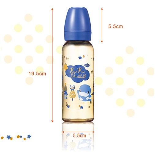 Bình sữa PPSU cổ thường KU.KU DUCKBILL Ku5855  240ml