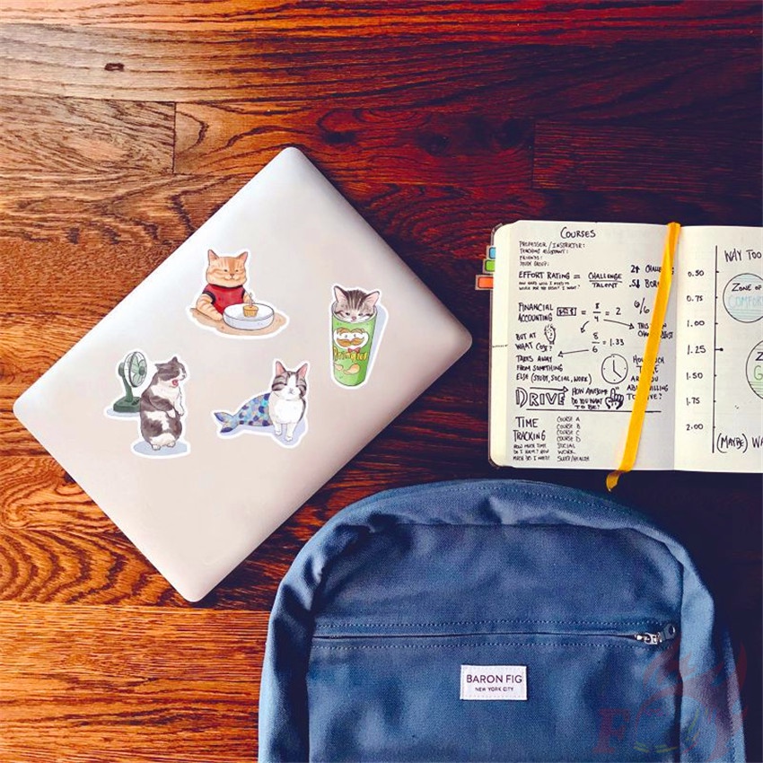 ❉ Kawaii Kittens Series 01 Cats Pets Stickers ❉ 50Pcs/Set DIY Fashion Luggage Laptop Skateboard Decals Doodle Stickers