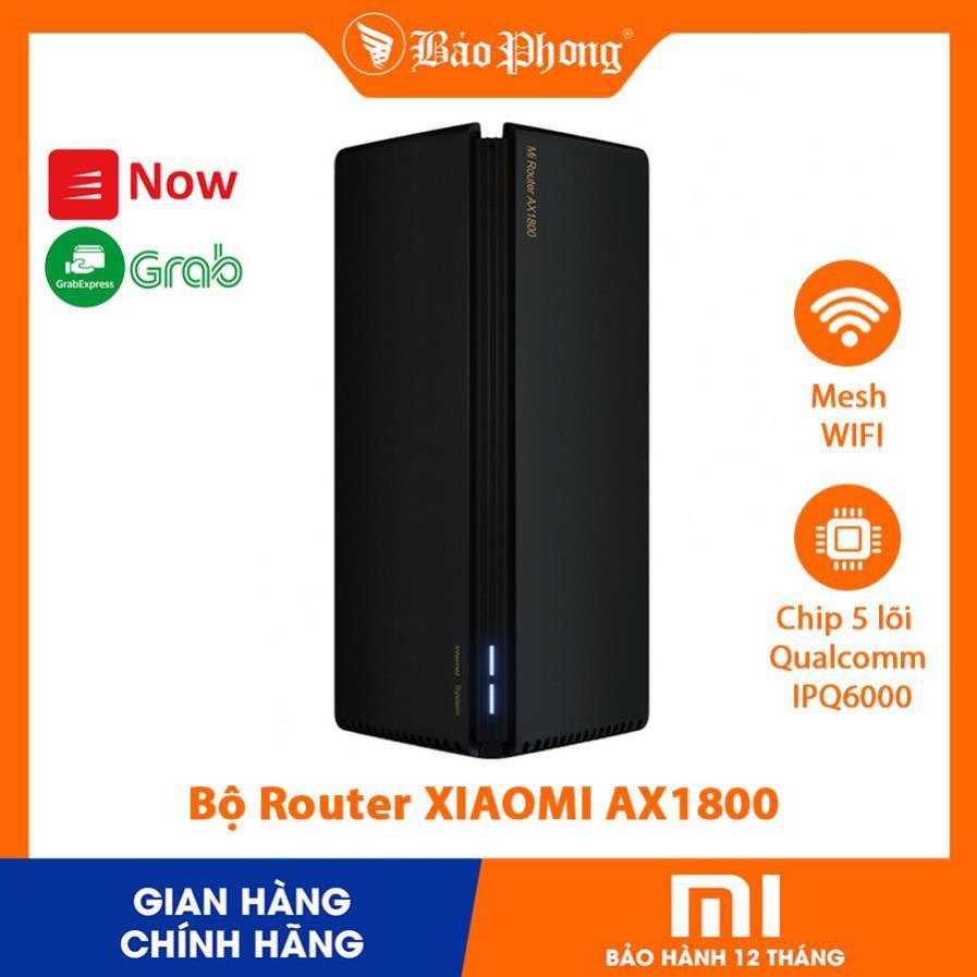 Bộ Router XIAOMI AX1800 Mesh Modem WIFI 6 Bảo hành 1 năm- Mới 100% Nguyên seal (shopmh59)