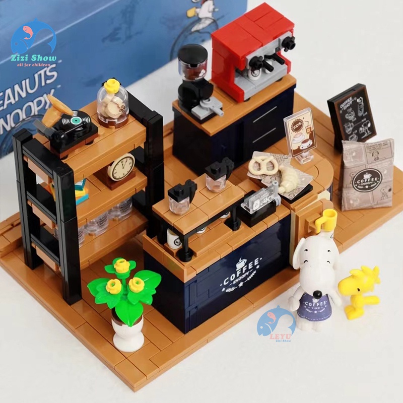 Bộ Đồ Chơi Lắp Ráp Mô Hình Nhà Snoopy Cho Bé