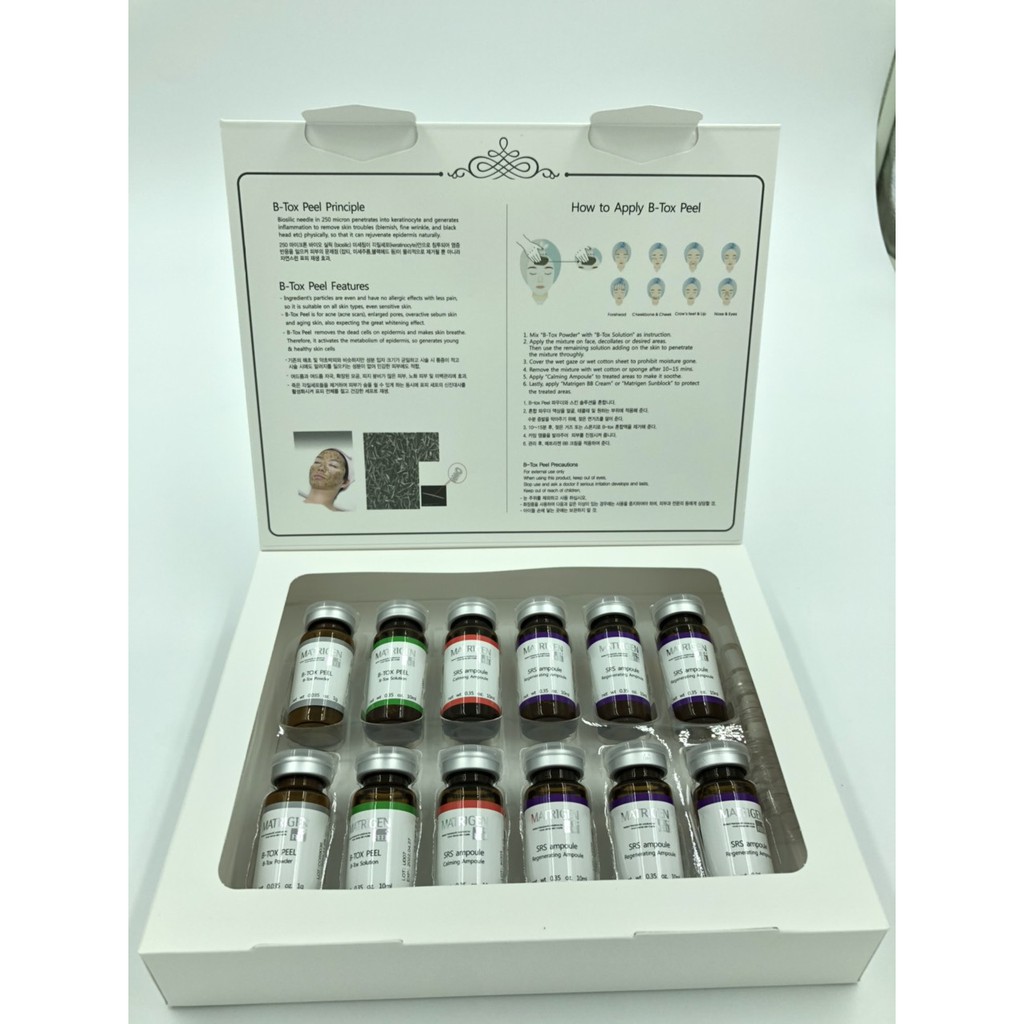 [CÓ BILL] Thay da sinh học Matrigen B-TOX PEEL Hàn Quốc 4 Màu ❤ Thay Da Sinh Học Vi Tảo BTox Peel Matrigen | BigBuy360 - bigbuy360.vn