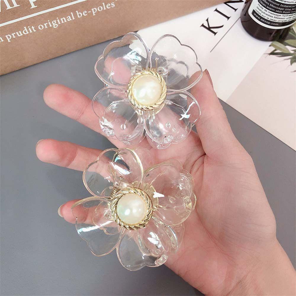 TWINKLE Kẹp Tóc Càng Cua Bằng Acrylic Phong Cách Hàn Quốc Thanh Lịch Cho Nữ