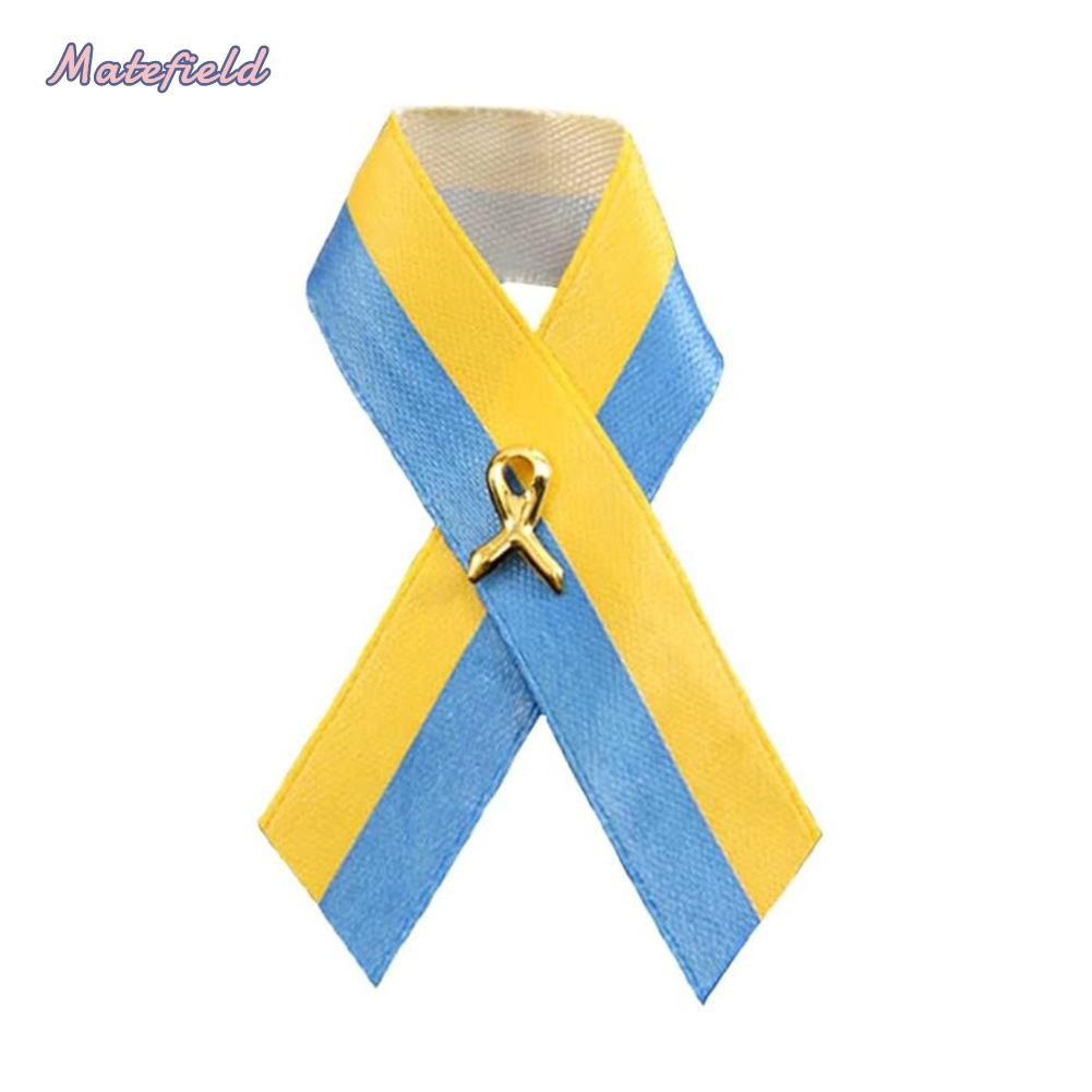 Huy Hiệu Cài Áo Ruy Băng In Chữ Ukraine
