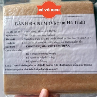 Vỏ ram Hà Tĩnh, bánh đa nem phơi sương tập 100 lá cuốn nem dày dẻo dai dễ cuốn không lo bị rách