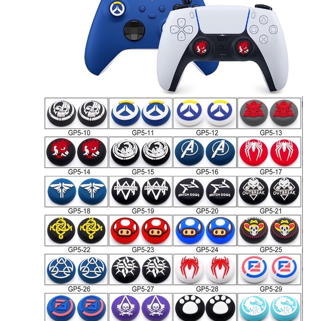 Núm cao su bọc cần analog cho tay cầm Xbox, PS4 (bán theo cặp 2 núm) - Nhiều màu lựa chọn | BigBuy360 - bigbuy360.vn