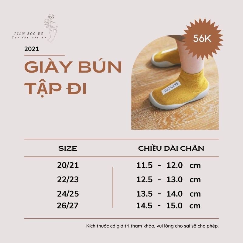 Giày bún cho bé tập đi- HÀNG qccc