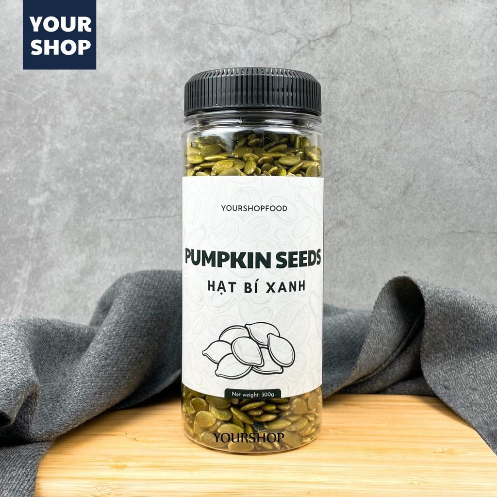 Hạt Bí Xanh Rang Mộc Yourshop - Hạt dinh dưỡng tốt cho bà bầu, cho bé và chế độ ăn kiêng